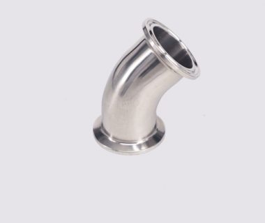 Cút 45 độ nối nhanh clamp inox 304