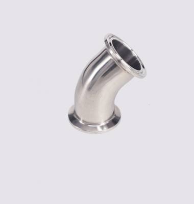 Cút 45 độ nối nhanh clamp inox 304